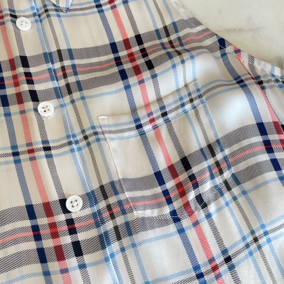 Equipment Plaid Button Down Tank - Picture 6 of 13